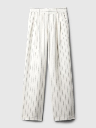 365 High Rise Linen-Cotton Trousers | Gap (US)
