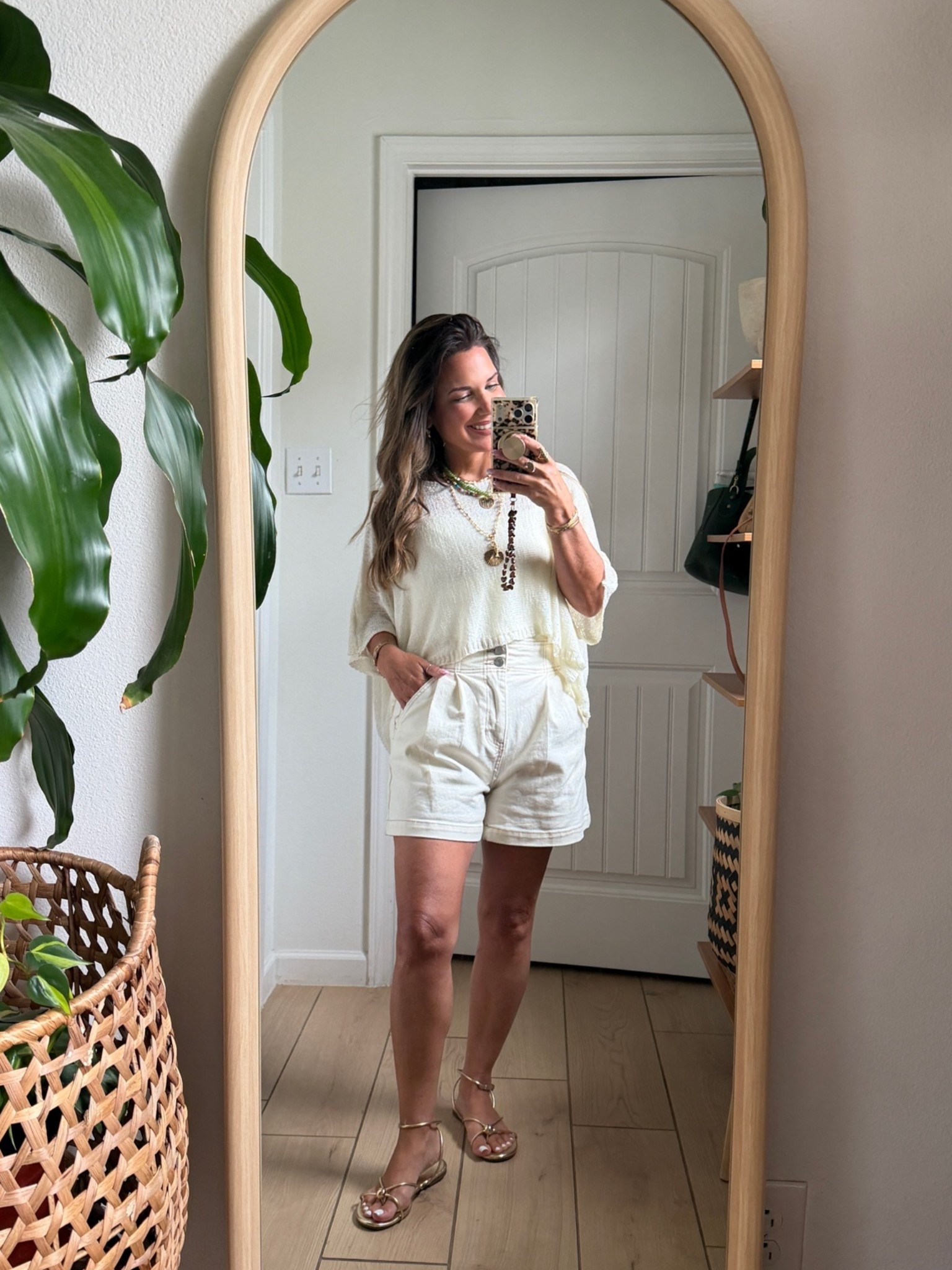 Neutral fit for today ~ love these Walmart shorts and Amazon top!!
Wearing size s/m and size 6.

#LTKootd #LTKOver40 #LTKPetite