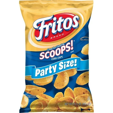 Fritos Scoops! Corn Snacks, Party Size, 15.5 oz Bag | Walmart (US)