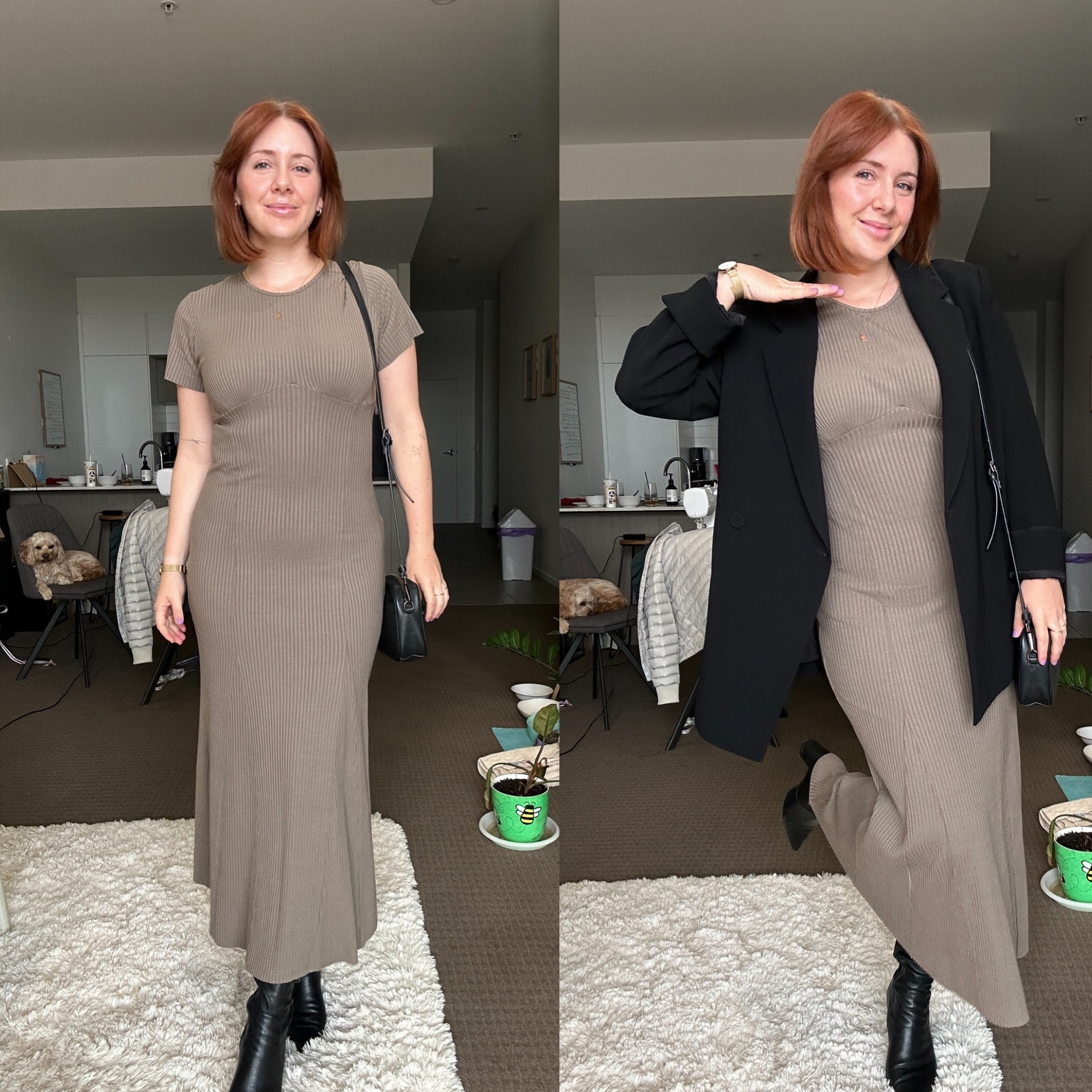 Knit dress styled for work 

#LTKaustralia #LTKstyletip #LTKworkwear