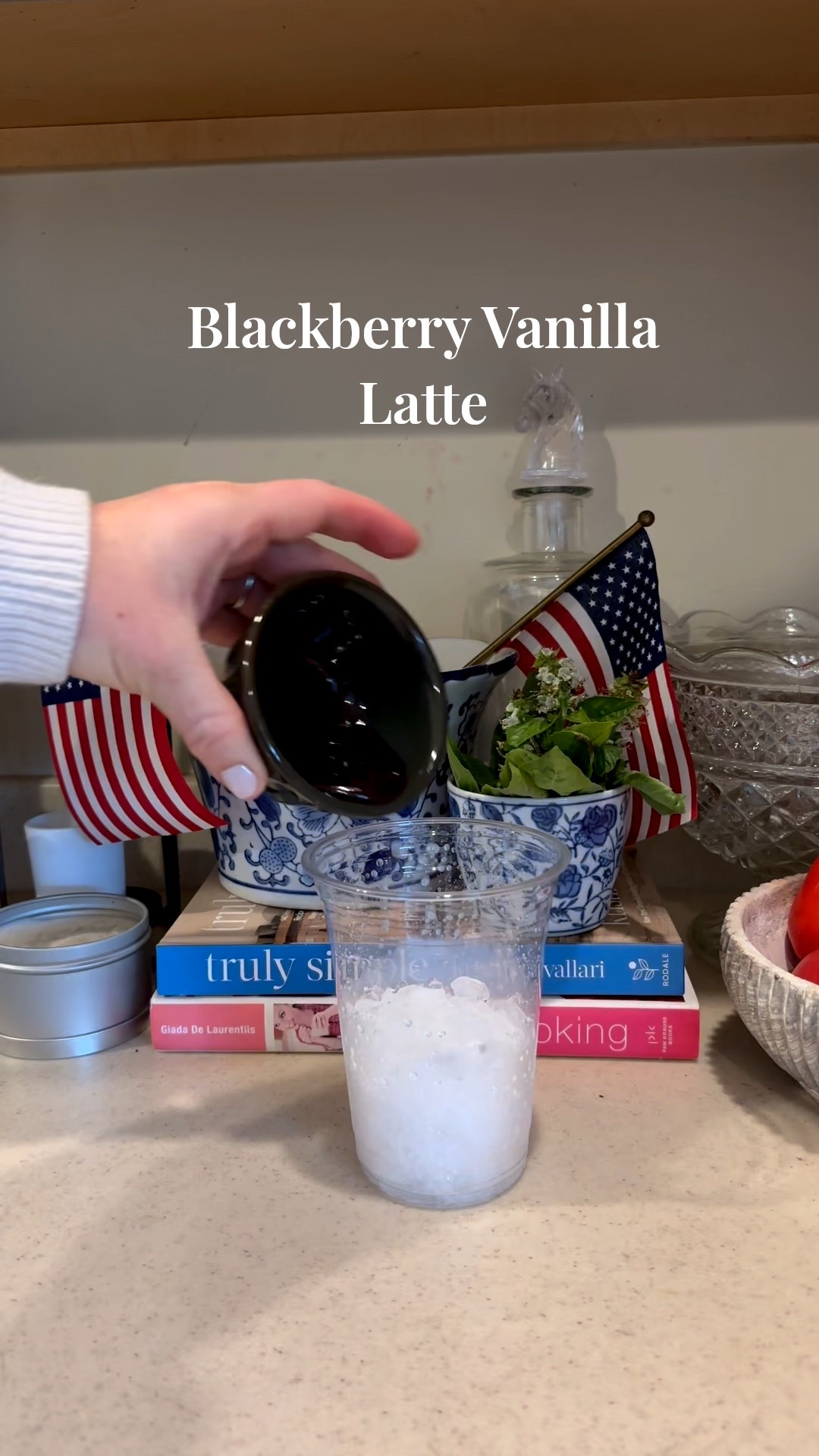 Blackberry Vanilla Latte 
Freaking delicious, fruity & warm flavors 
I’m on a fun latte kick since getting back from Boston
Full recipe on the blog
#drinks #coffee

#LTKHome