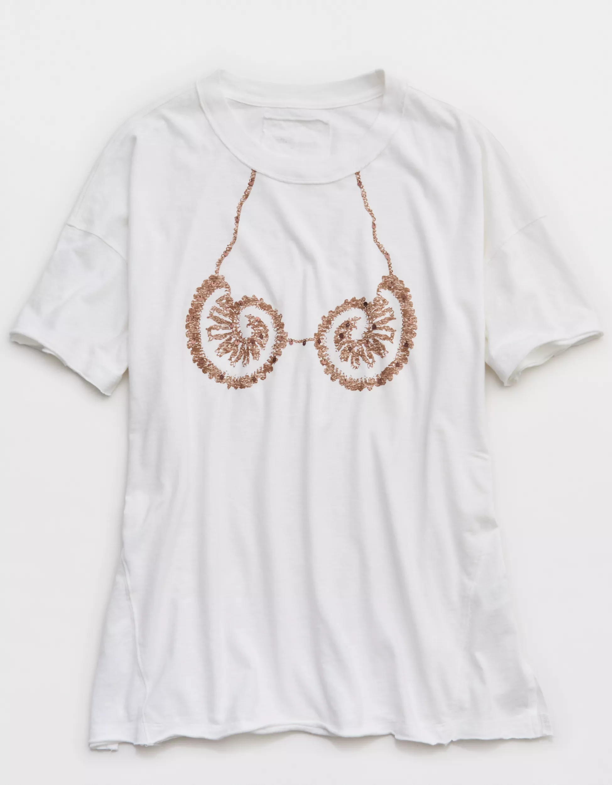 Aerie Oversized Crew Boyfriend T-Shirt | American Eagle Outfitters (US & CA)