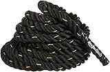 AmazonBasics 1.5 Inch Heavy Exercise Training Workout Battle Rope - 3441.51.5 inch, Black | Amazon (US)