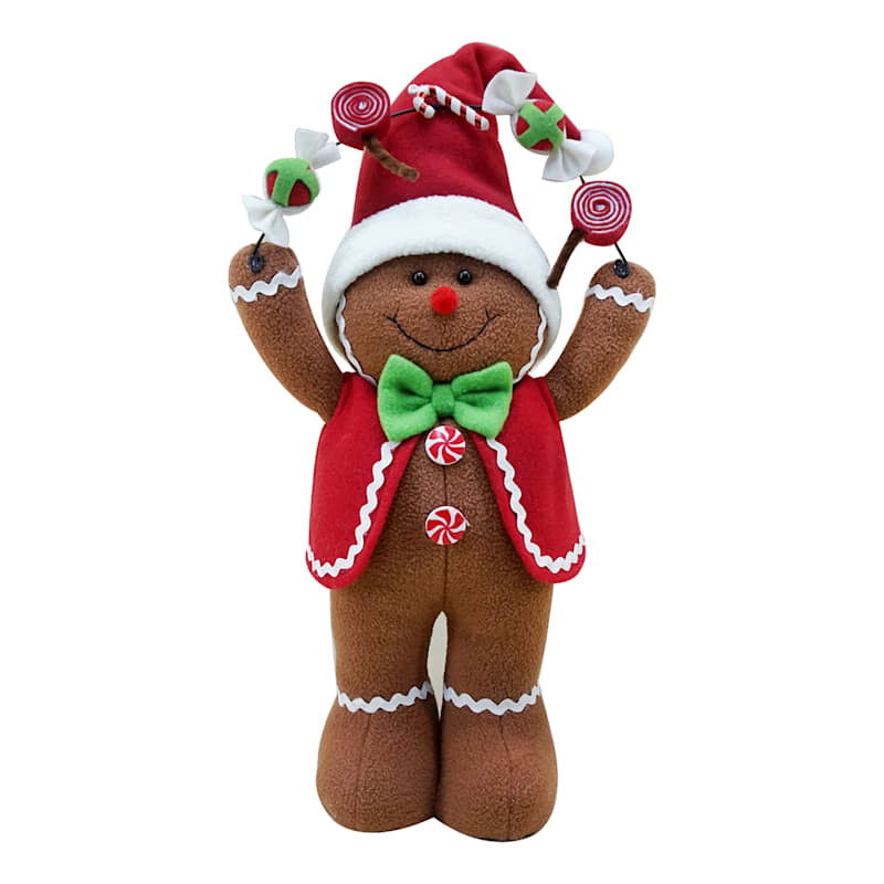 Fabric Gingerbread Man Decor, 15" | At Home