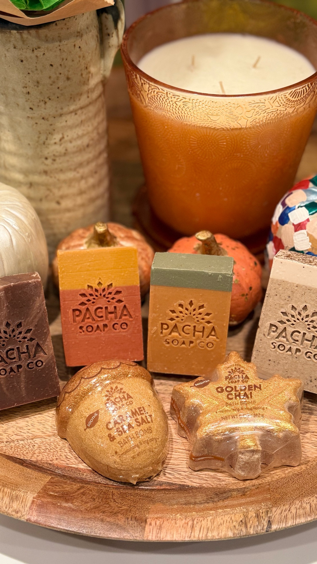 Pacha's Limited Edition Fall Collection Soaps smell amazing! Fill your home with the scents of crisp apple, spiced chai, sweet caramel & comforting pumpkin spice with these soaps and bath bombs. They also make candles! You can buy the soaps individually or in a set! Perfect to treat yourself or give as gifts! 

Made in the US using only the highest quality natural ingredients. No SLS, parabens, sulfates, or other yucky chemicals. They're an ethical business that empowers communities around the world. I love their mission, "Made good, Feel Good, and Do Good!" 

 

#LTKSeasonal #LTKHome #LTKFindsUnder50