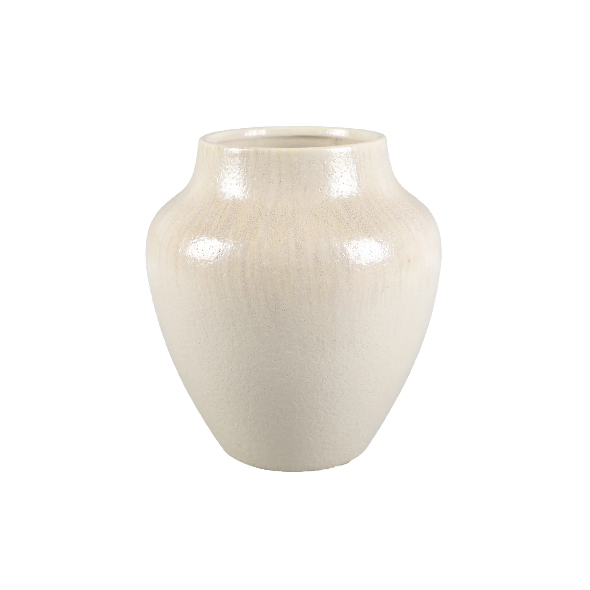 Better Homes and Gardens 9.25"H Ceramic Chic Neutral Vase Made for Tabletops - 4.75 lbs | Walmart (US)