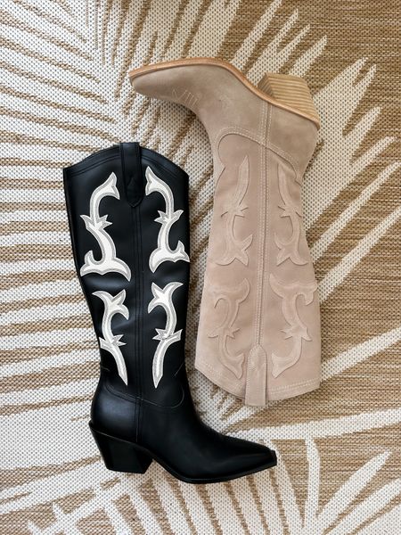 Western boots - part of the NSALE! 
These run TTS and fit my wider calves! 
Concert style 

#LTKsalealert #LTKxNSale