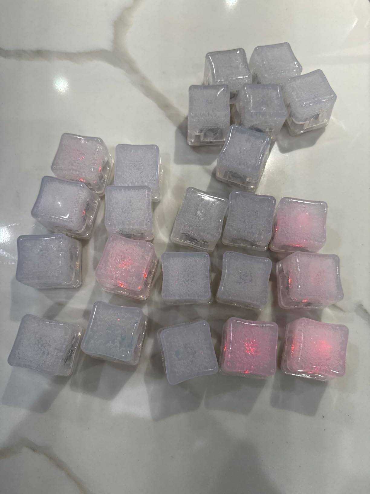 Windy City Novelties 12 pack LED Ice Cubes with Changing Lights (Pink) | Amazon (US)