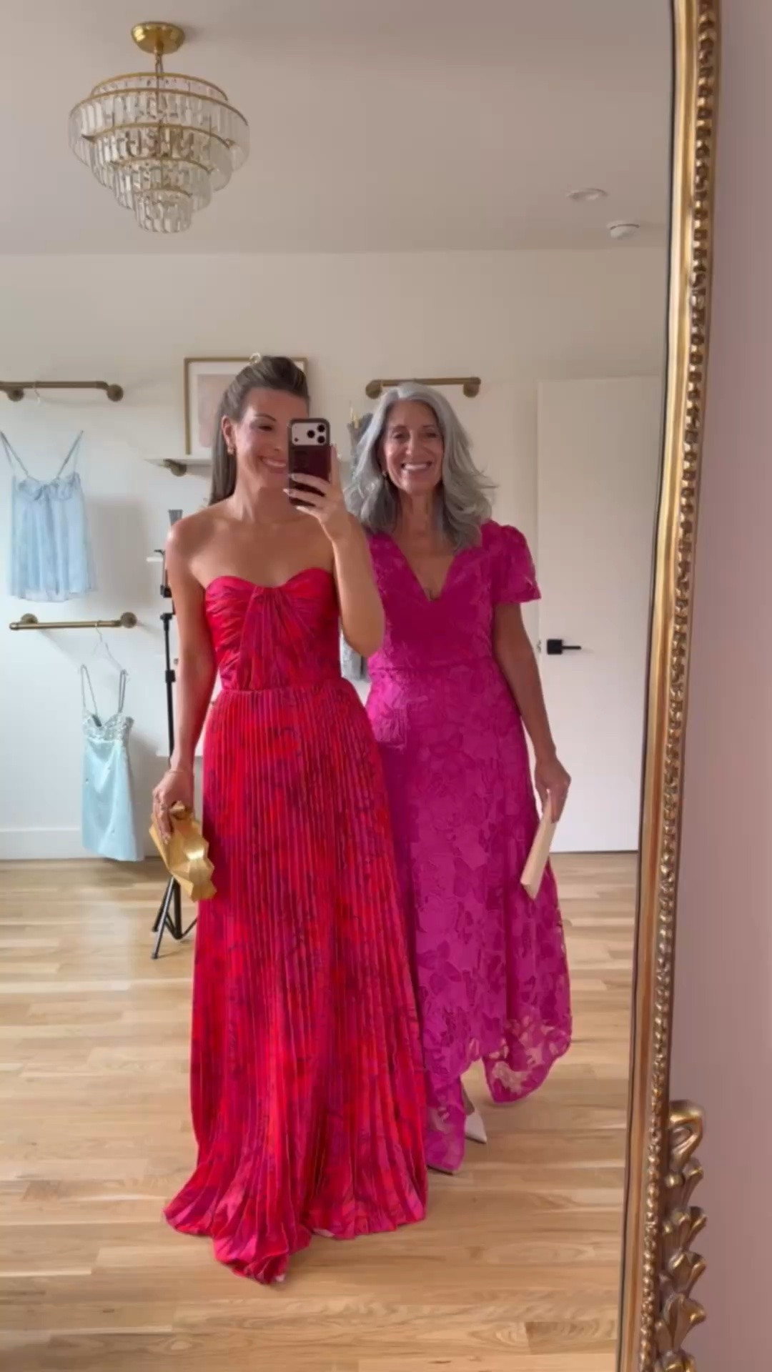 Mom and me wedding guest and formal black tie event dresses 

i sized down to xs/0  
Mom wears a medium/6

Wedding guest
Formal event
Black tie
Special occasion
Winter event
Mother of the bride 
Floral
Lace
Metallic
Off the shoulder
Velvet

#LTKootd #LTKSeasonal #LTKWedding