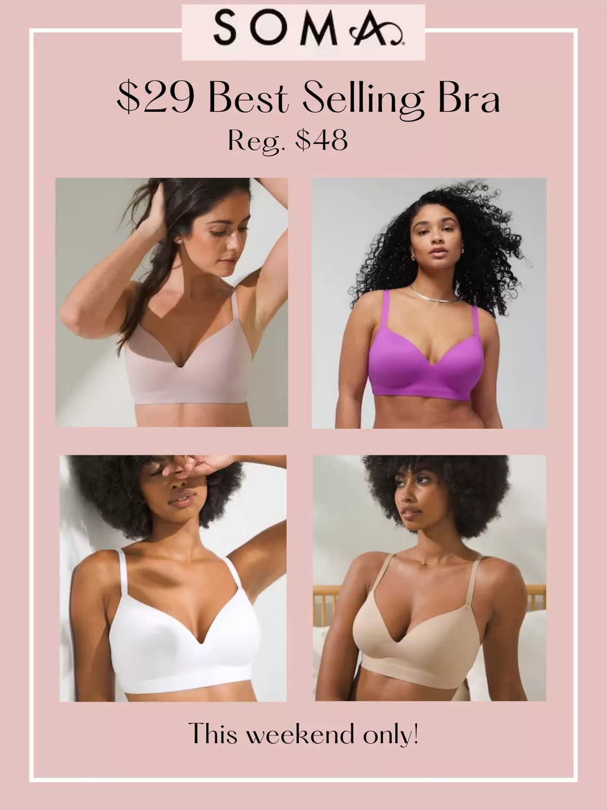 Soma: Get 2 Enbliss Wireless Bralettes for $48 Shipped!!! – Wear