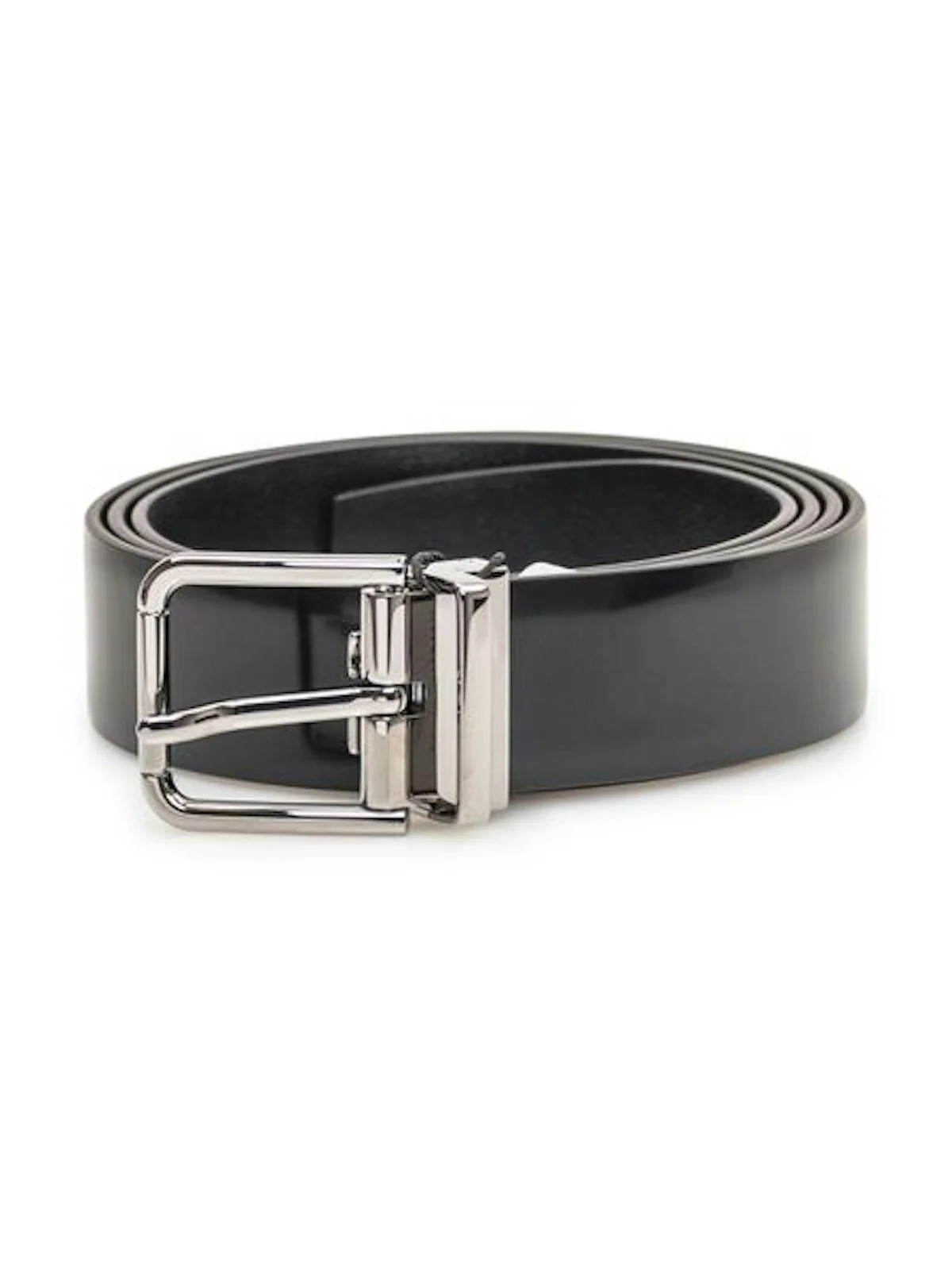 Dolce & Gabbana Men's Leather Belt in Black | Size 90 | BC4703AI935 Color 80999 | LOZURI