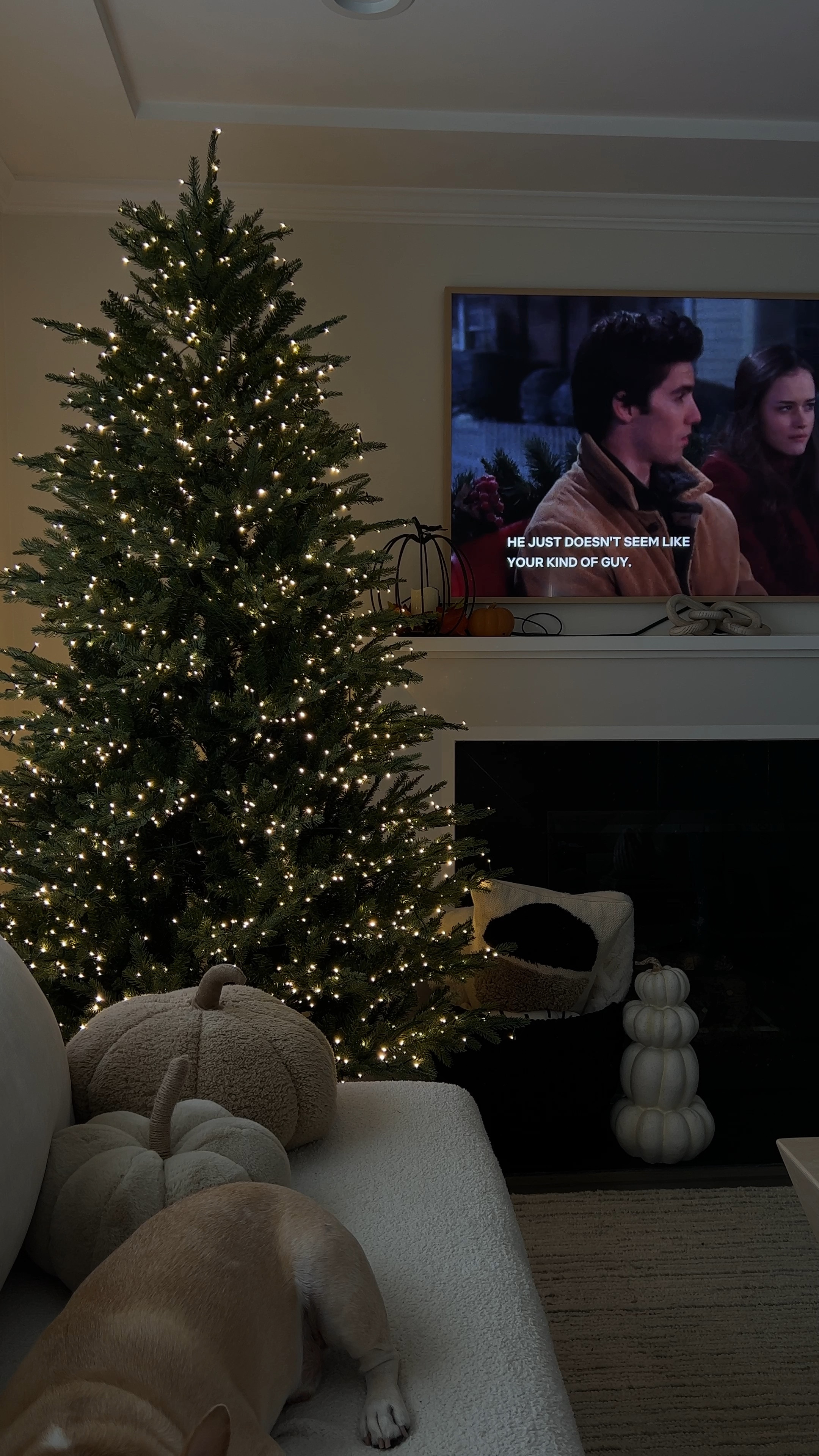 The viral Christmas tree from home depot! We love it because it looks so full + has TWINKLE LIGHTS! ✨🎄✨

#LTKHolidaySale #LTKHoliday