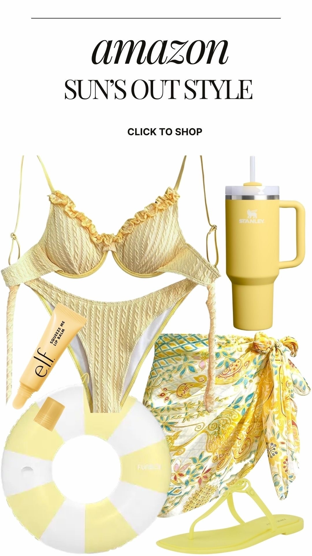 The perfect beach day wardrobe! ☀️

Love this look for the beach or a pool day! 💛

Spring outfit, summer outfit, vacation outfit, travel inspo, travel wear, outfit ideas, Amazon finds

#LTKSeasonal #LTKSwim #LTKTravel