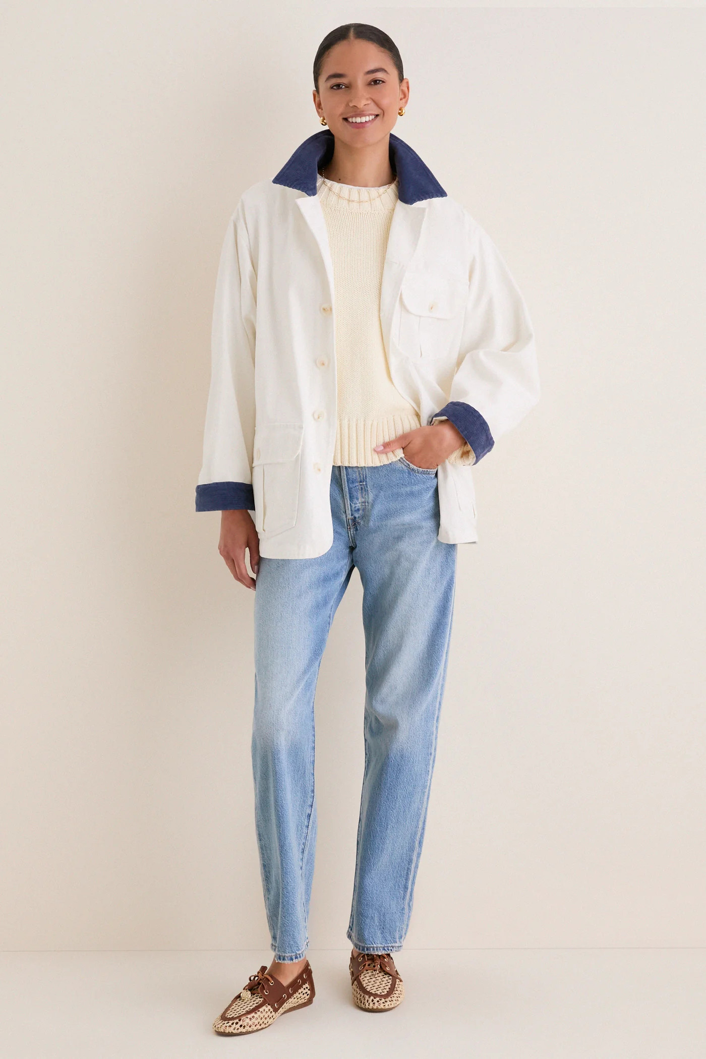 White Bunny Barn Jacket | Tuckernuck (US)