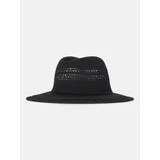 Time and Tru Women's Knit Panama Hat, Black | Walmart (US)