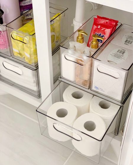Acrylic bins and drawers on sale! 

#LTKSaleAlert #LTKHome #LTKFindsUnder50