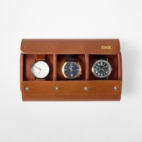 Graham Leather Travel Watch Roll | Mark and Graham