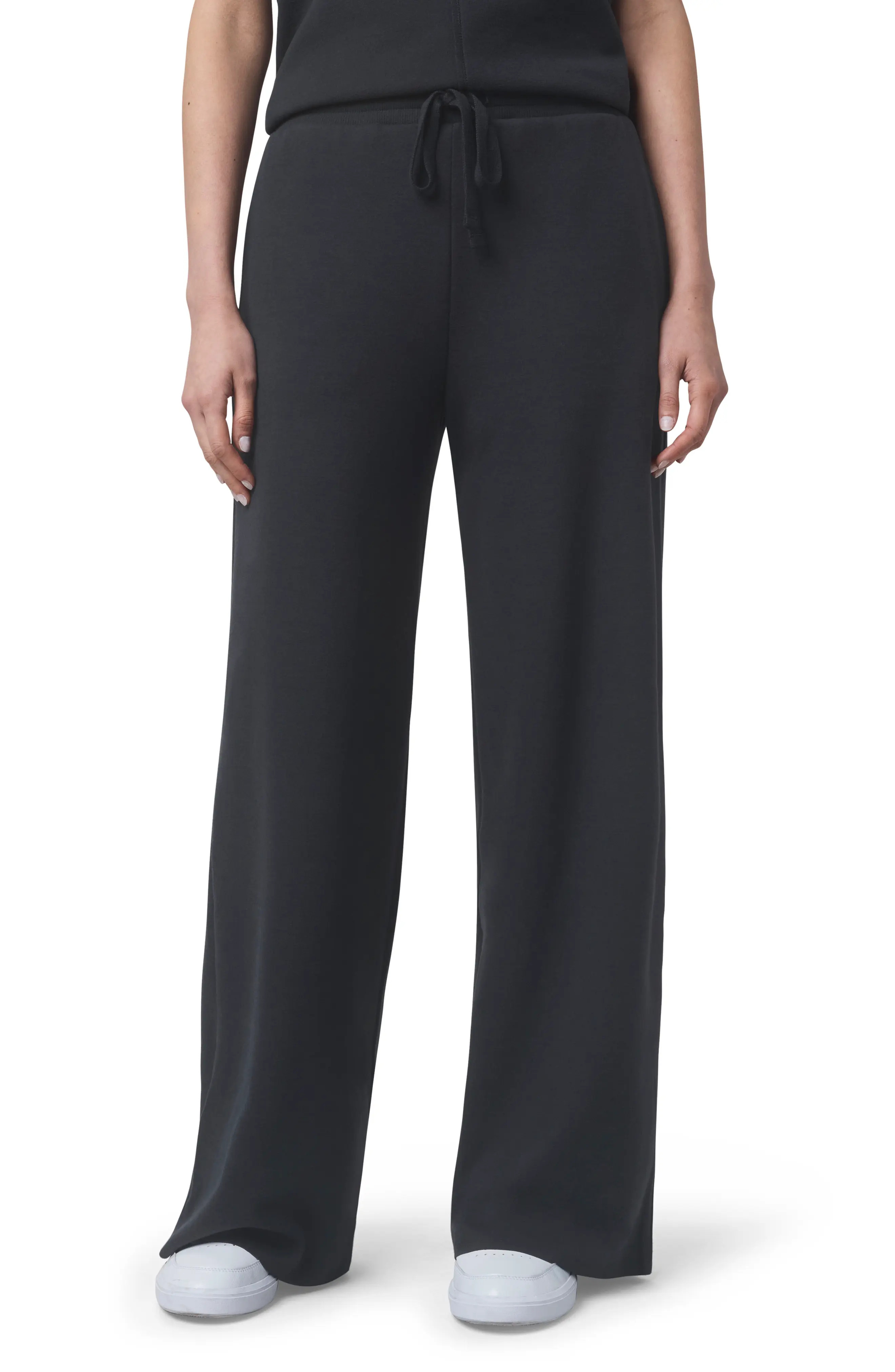 Splendid Winslow Tie Waist Wide Leg Sweatpants (Women) | Nordstrom | Nordstrom