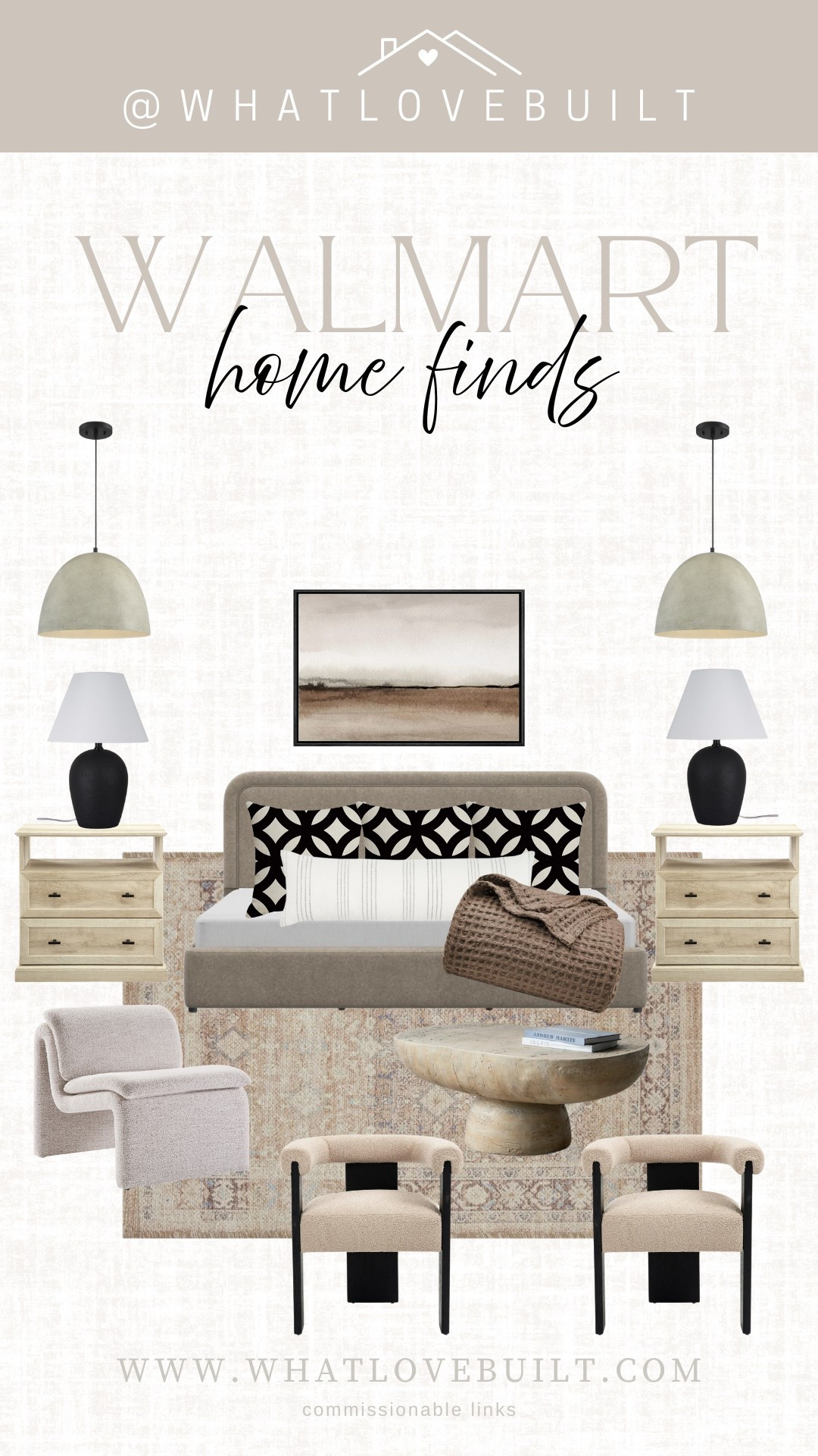Walmart Home Finds 🖤 Bedroom Design Inspo 

#furniture #bedroom #lighting #rug #bedding #pillows #wallart #chair #home

#LTKHome #LTKStyleTip #LTKFindsUnder100