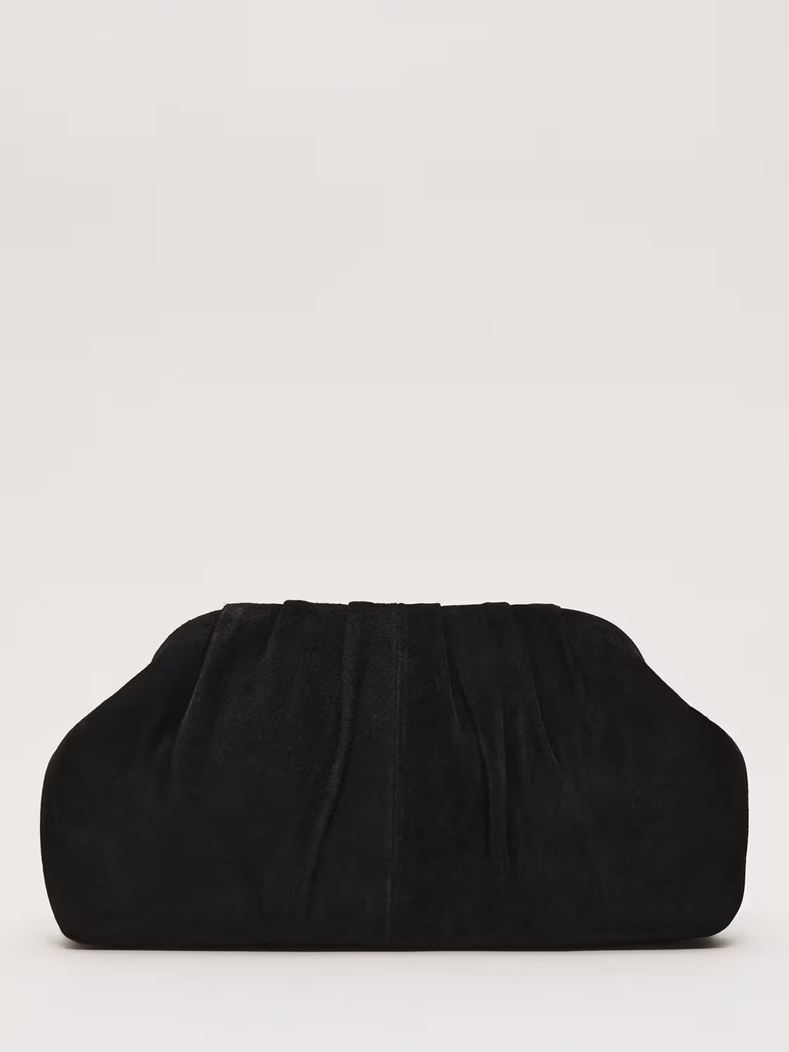 Phase Eight Suede Clutch Bag, Black | John Lewis (UK)