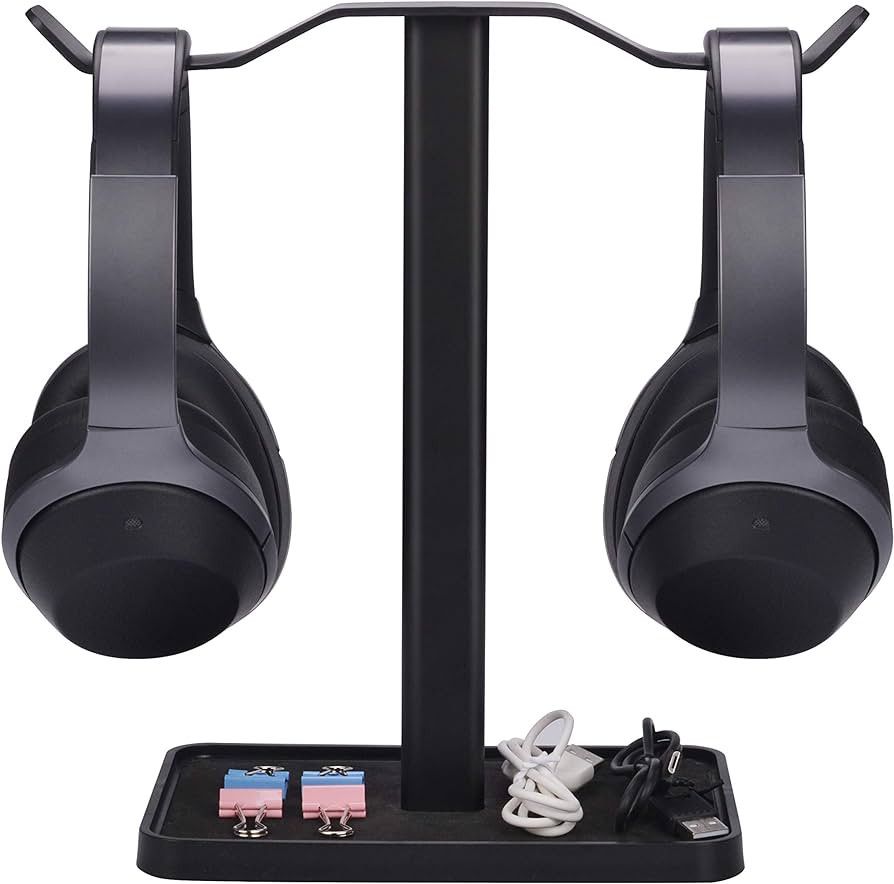 Avantree [Super Stable] Neetto Dual Headphones Stand for Desk, Aluminum Alloy & Metal Gaming Head... | Amazon (US)