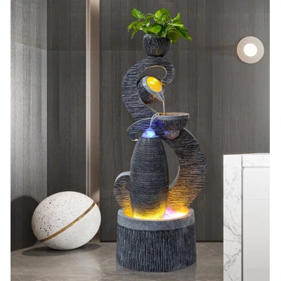 European-style Light Luxury Resin Artistic Water Fountain Ornament | Wayfair North America