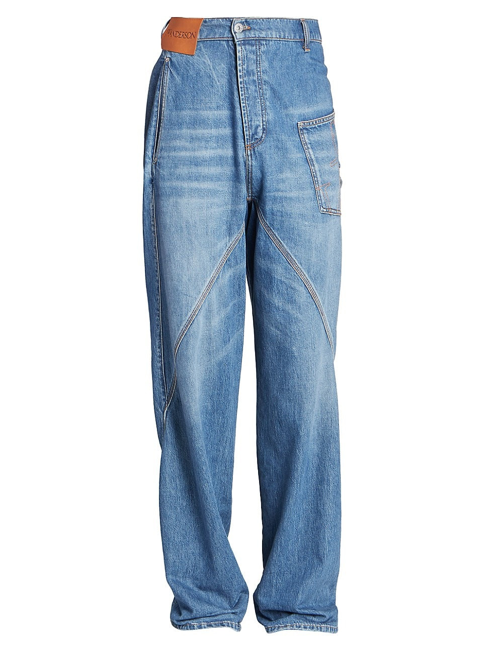 Men's Twisted Denim Workwear Jeans - Light Blue - Size 36 | Saks Fifth Avenue