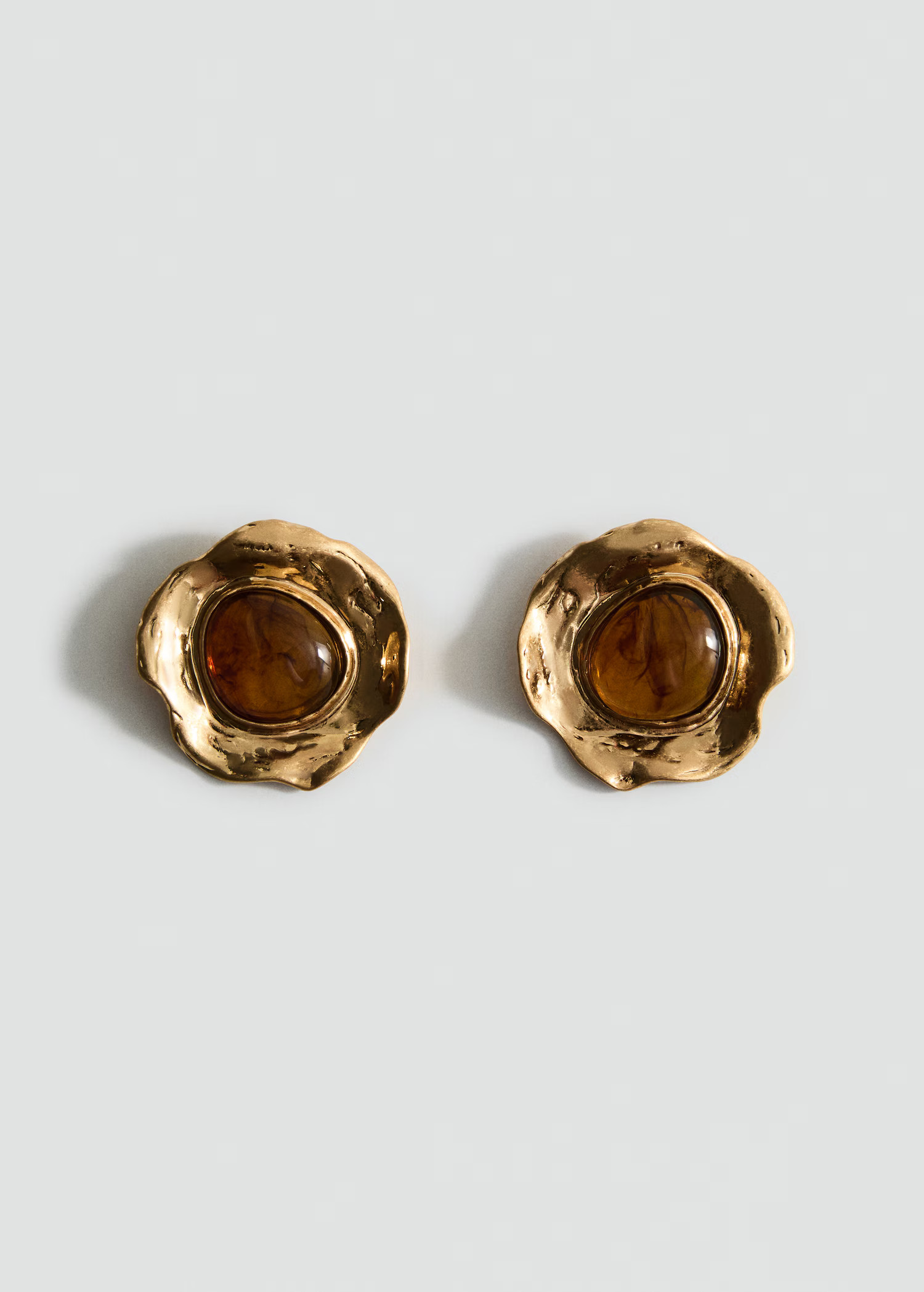 Combined textured resin earrings - Women | MANGO USA | Mango (US/MX/AU)