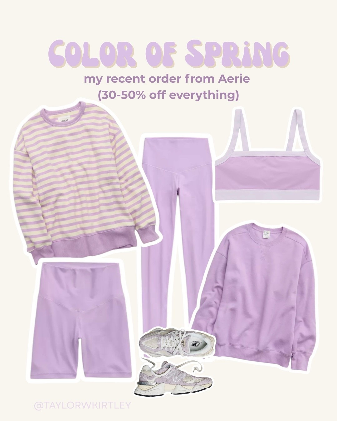 Lilac is the color of the season! 💜✨
Sharing a massive spring haul from Aerie featuring the dreamiest monochromatic purple palette. Whether you’re looking for the perfect clean girl aesthetic gym fit or a cozy elevated loungewear look, these pieces are a 10/10.
What’s in the haul:
* Aerie Sweatshirts: The oversized crewneck and the viral striped pullover are essential for athleisure layering.
* OFFLINE by Aerie: These high-waisted leggings and biker shorts have the best crossover waistband for a flattering fit.
* Matchy-Matchy: Paired it all with the colorblock sports bra for the ultimate monochromatic outfit.
Shop my daily looks and this exact Aerie haul by following me on the LTK app!
#AerieReal #AerieHaul #LilacAesthetic #SpringFashion2026 #AthleisureStyle #OOTD #Loungewear #BikerShorts #CleanGirlStyle #MonochromeOutfit #LTKUnder50 #LTKFit #ActivewearHaul #SpringStyleInspo

#LTKootd #LTKSaleAlert #LTKSpringSale