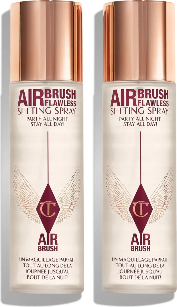 Charlotte Tilbury Airbrush Flawless Finish Setting Spray Duo $76 Value | Nordstrom | Nordstrom