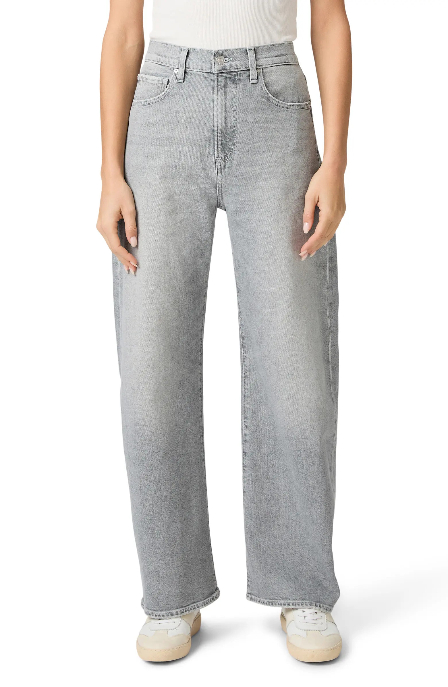Arellia High Waist Barrel Jeans | Nordstrom