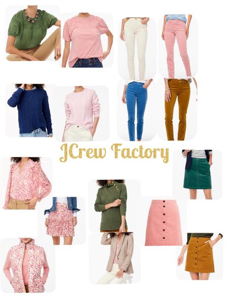 Jcrew Factory has some incredible items for this fall! Spice up your closet with all of these items!!! Multiple colors for several styles!

#LTKstyletip #LTKworkwear #LTKSeasonal