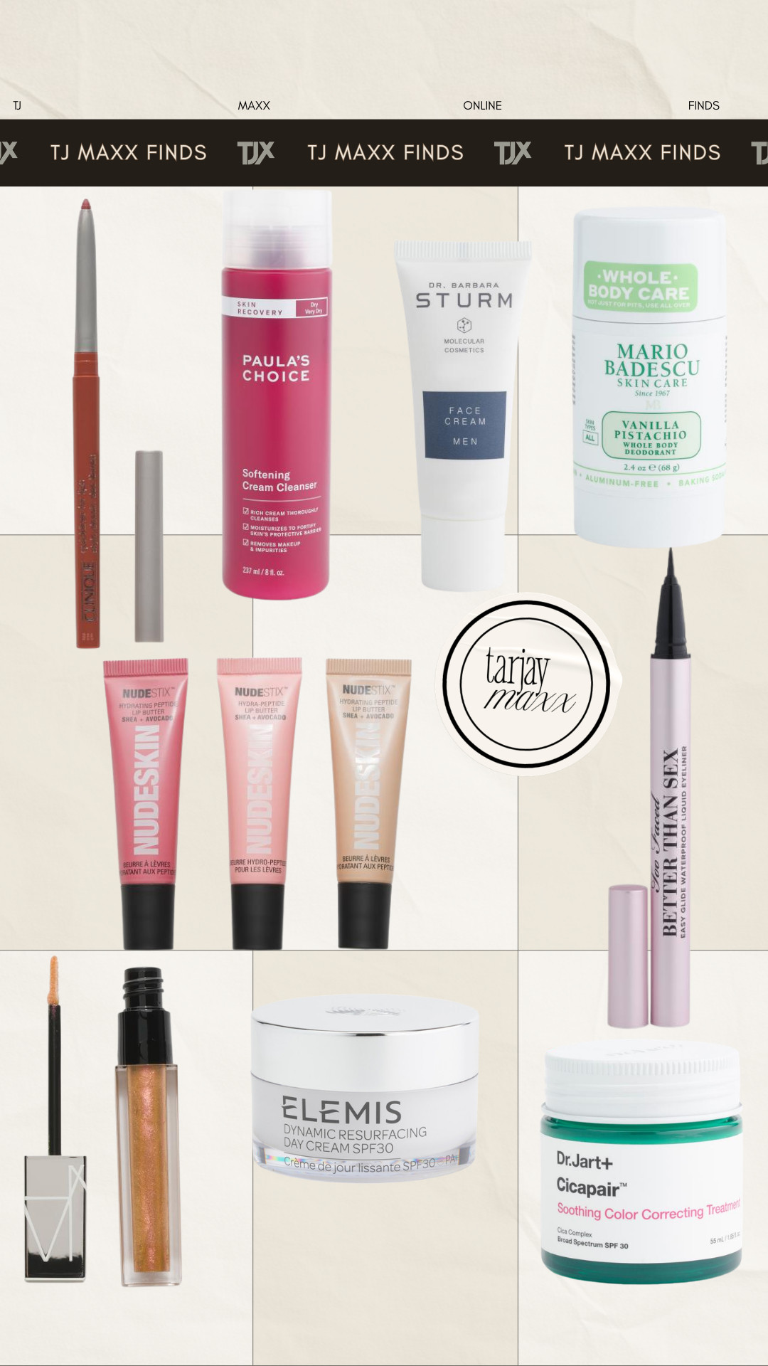 I spotted brands like Paula’s Choice, Dr. Barbara Sturm, Elemis, Dr. Jart+, and Mario Badescu at TJ Maxx👀. I always love checking TJ Maxx for beauty because you can find really good brands for way less!
spring outfits 2026, easter outfits women, spring dresses, date night outfits, vacation outfits beach, work outfits, plus size fashion, tj maxx beauty finds, tj maxx skincare, tj maxx makeup finds, designer beauty for less, paulas choice skincare, dr jart skincare, elemis skincare, mario badescu skincare, tj maxx online finds 

 #LTKmorningroutine #LTKselfcare #LTKBeauty