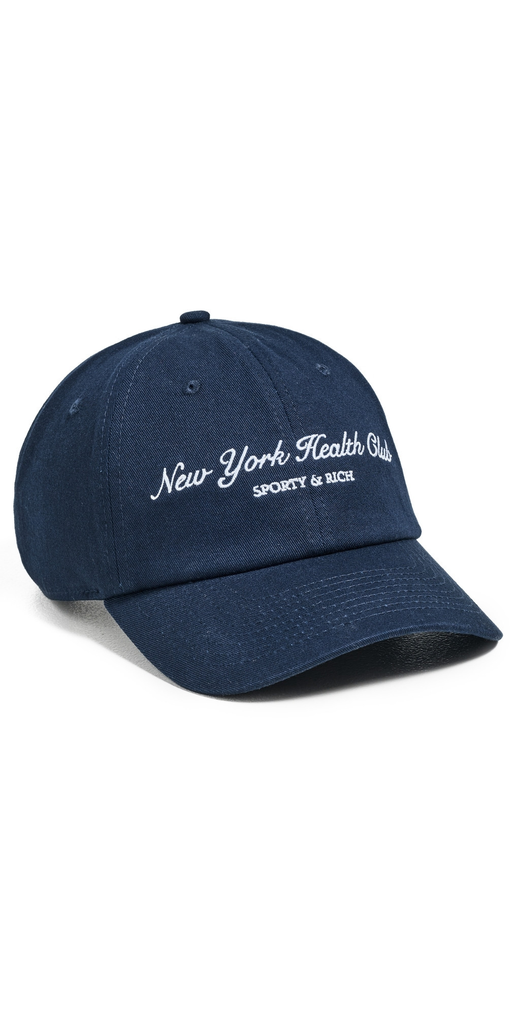 Sporty & Rich NY Health Club Cap Dark Navy One Size | Shopbop