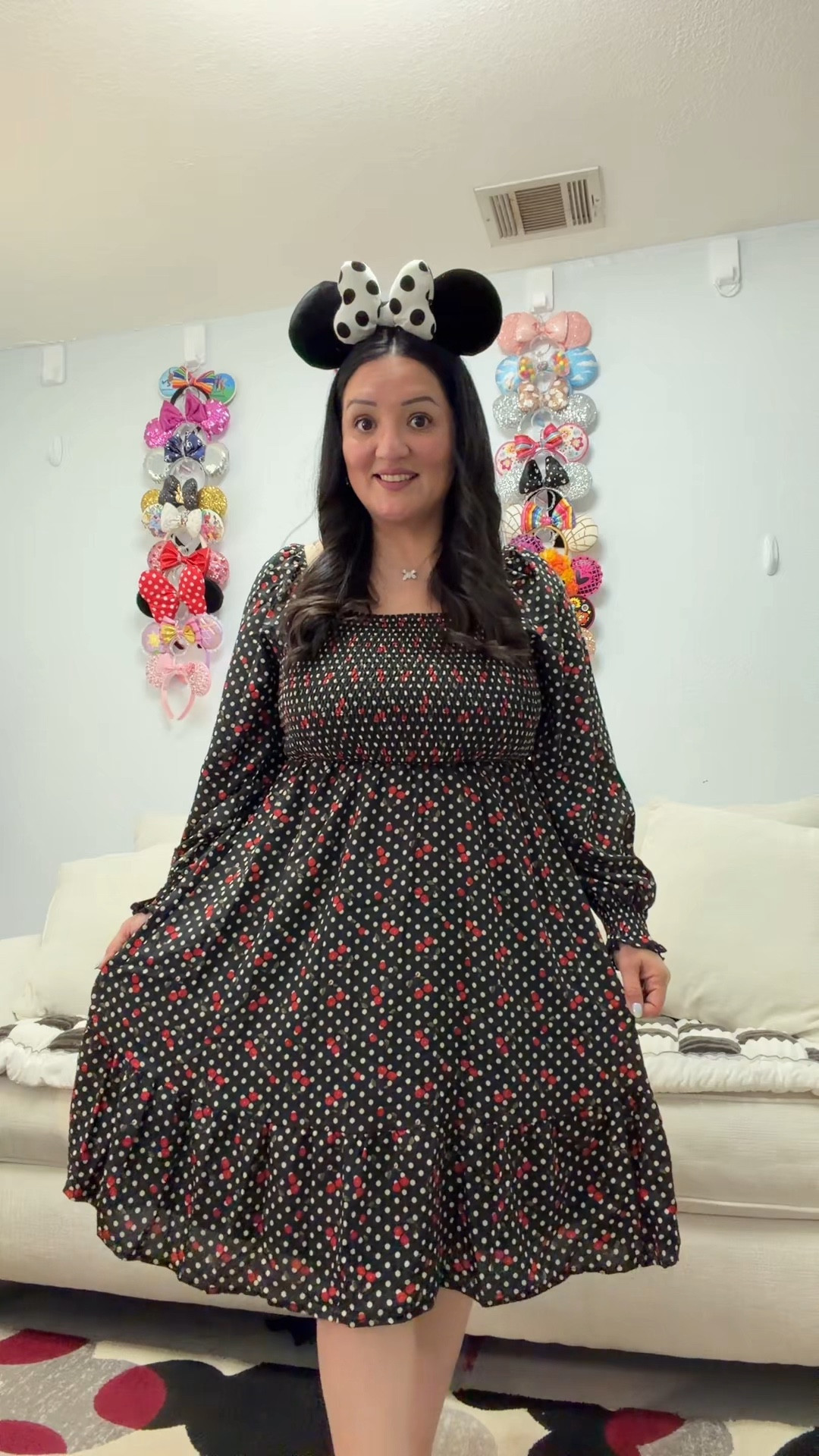 Minnie bounding but make it chic ✨🖤

This gorgeous black and white polka dot dress from Bloomchic is giving all the classic Minnie vibes! I love how flattering and flowy it is — perfect for twirling down Main Street or posing for castle pics. Paired with my Minnie ears and a bold red lip, it’s the ultimate timeless Disney look. ❤️🎀

The fit is comfortable, the silhouette is so feminine, and it’s one of those pieces you can wear in the parks or dress up for dinner after.

✨ It’s linked in my LTK for easy shopping! ✨

#MinnieBounding #DisneyStyle #Bloomchic #DisneyOutfitInspo #DisneyFashion

#LTKootd #LTKdayinmylife #LTKgrwm