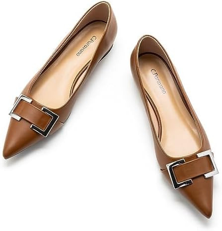 C.Paravano Womens Flats | Pointed Toe Flat | Black Flats for Women | Designer Shoes for Women | B... | Amazon (US)