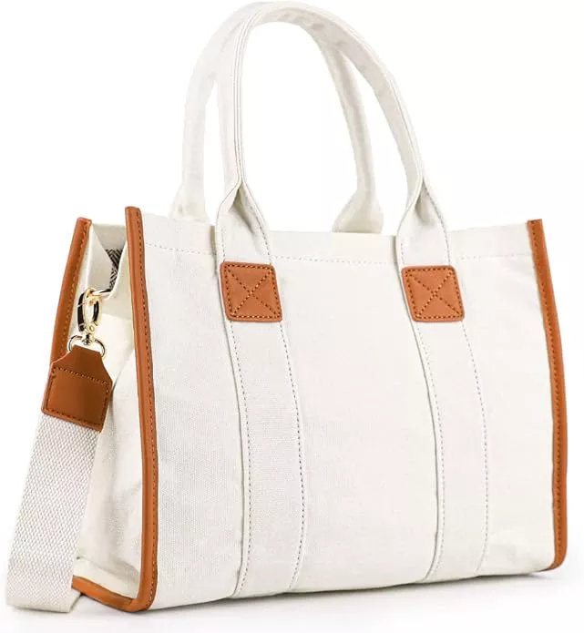  Women Canvas Tote Handbags Casual Shoulder Work Bag