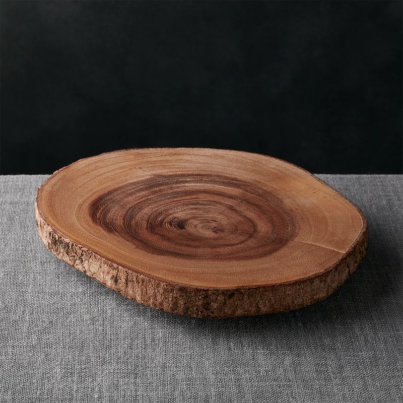 Acacia Wood Server + Reviews | Crate & Barrel | Crate & Barrel