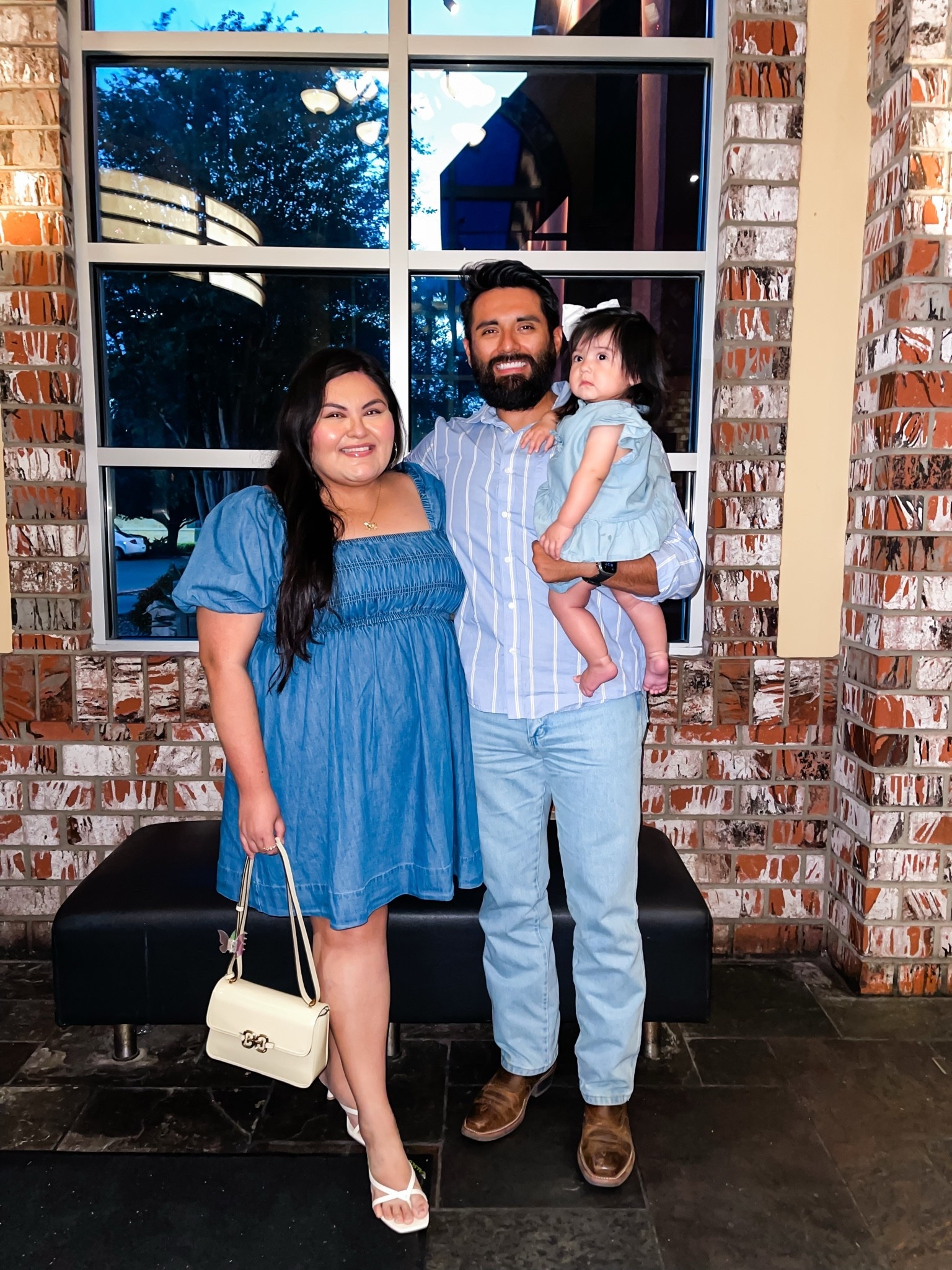 Family matching outfits. Family coordinating outfits, baby outfits, chambray dress, chambray set.

#LTKMens #LTKPlusSize #LTKBaby