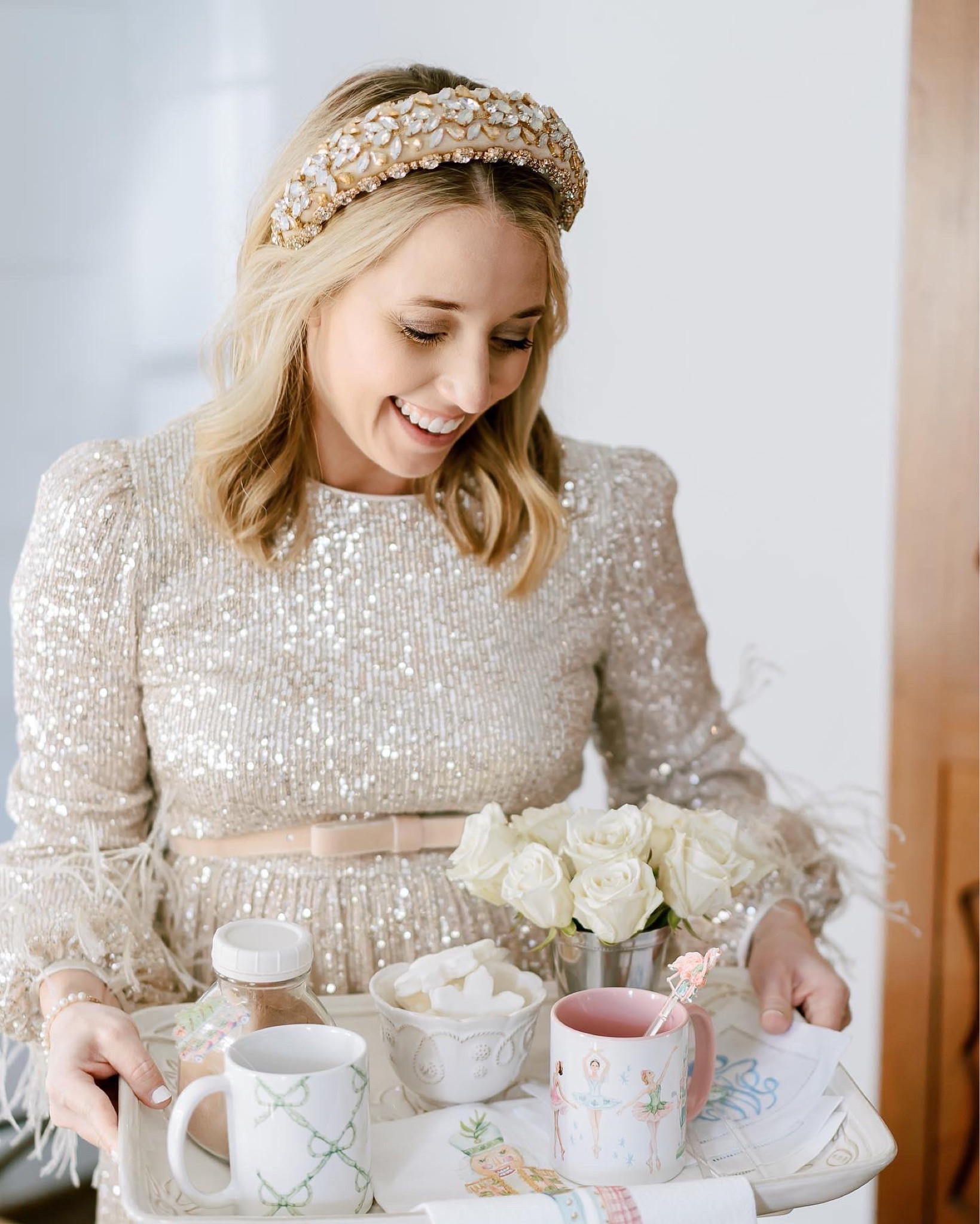 Holiday outfits Christmas new years dress sparkly feathers grandmillennial shoes heels velvet bow pearls preppy style 

#LTKunder100 #LTKSeasonal #LTKHoliday