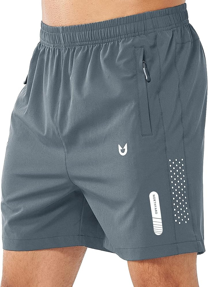 NORTHYARD Men's Athletic Running Shorts Quick Dry Workout Shorts 7"/ 5"/ 9" Lightweight Sports Gy... | Amazon (US)