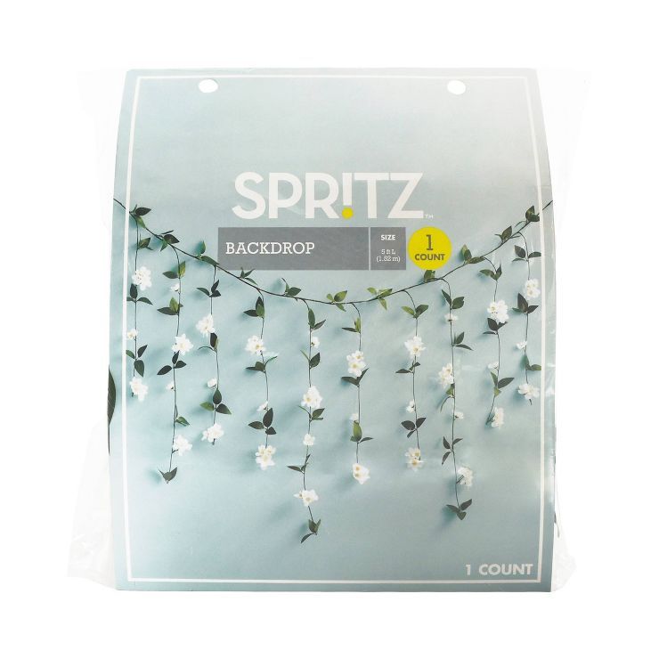 Silk Leaf Backdrop - Spritz™ | Target