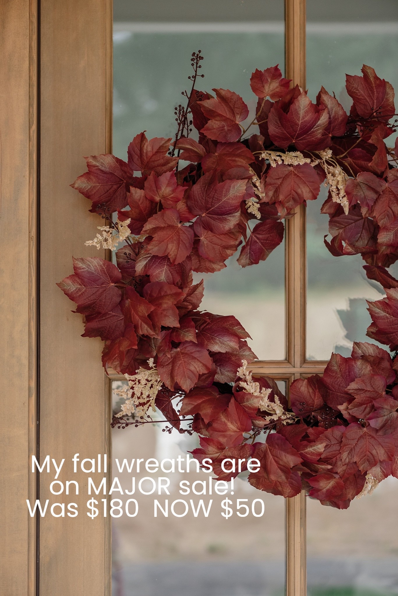 My fault Reese from McGee Cara major sale! Regular $180 now only $50!! 

Fall, autumn, front porch, wreath, grapevine, home decor, most love, best seller, studio, McGee, McGee Co.

#LTKSaleAlert #LTKHome #LTKCyberWeek