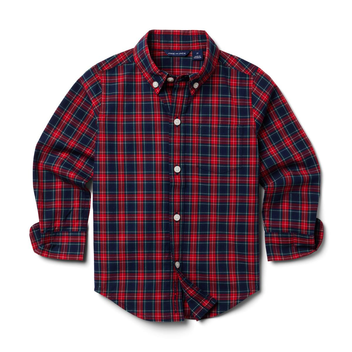 The Tartan Poplin Shirt | Janie and Jack