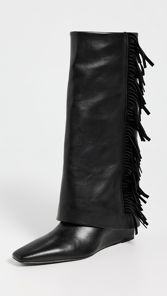 Quinn Leather Fringe Boots | Shopbop