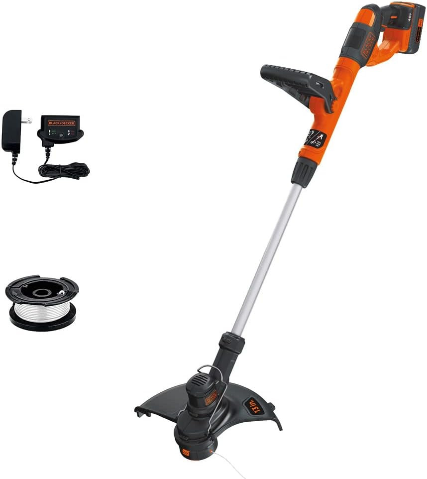 Black+Decker 40V MAX String Trimmer and Edger Kit, Cordless, 13 inch, 2-in-1, Battery and Charger... | Amazon (US)
