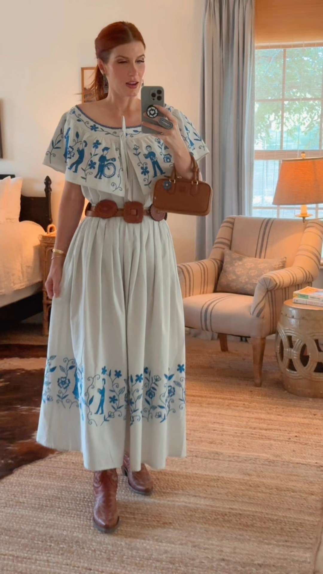 The perfect authentic Mexican artisan look for summer and fall events. 
This is a set you will pass down to your children- the embroidery is just so complete and luxe. Watch to see it in action 😍

#LTKWorkwear #LTKParties #LTKTravel