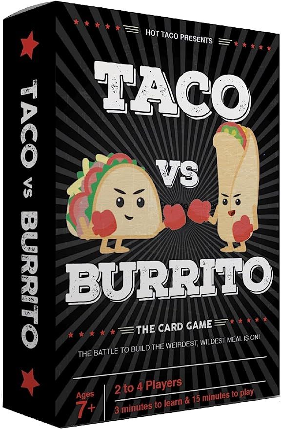 Taco vs Burrito - The Strategic Family Friendly Card Game Created by a 7 Year Old - Perfect for B... | Amazon (US)