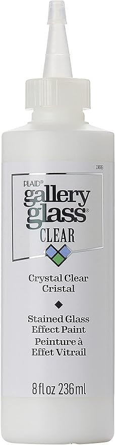 Gallery Glass Crystal Clear Stained Glass Paint, 8 fl oz - Perfect for DIY Arts and Crafts Projec... | Amazon (US)
