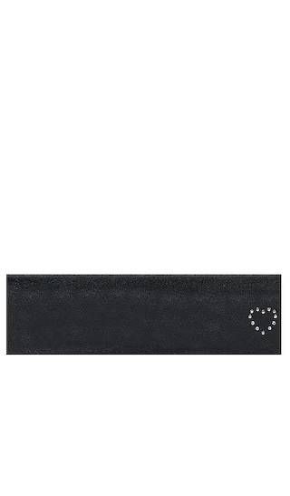 Heart Headband in Noir | Revolve Clothing (Global)